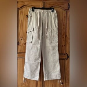 Vintage Victoria Secret London Jean Chino Cargo Wide leg Pant size 0